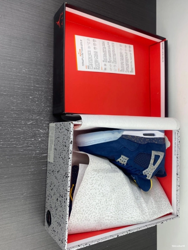 Cheap TBkick Michigan Air Jordan Retro AJ4-1036660 4 (PE) 0710